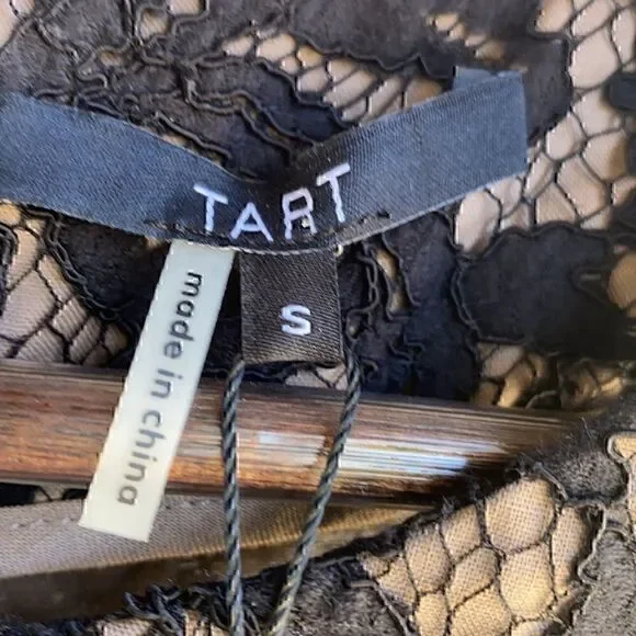 NWT Tart  Collections Black  Lace  Sheath Dress Small - Picture 3 of 9